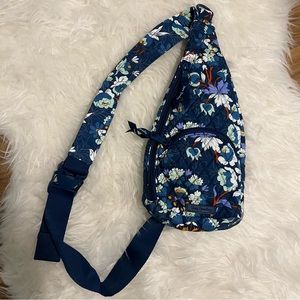 NWOT | Vera Bradley | Crossbody Bag | Blue Floral Print